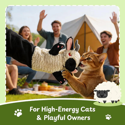 Interactive Cat Wrestling Toy with Catnip