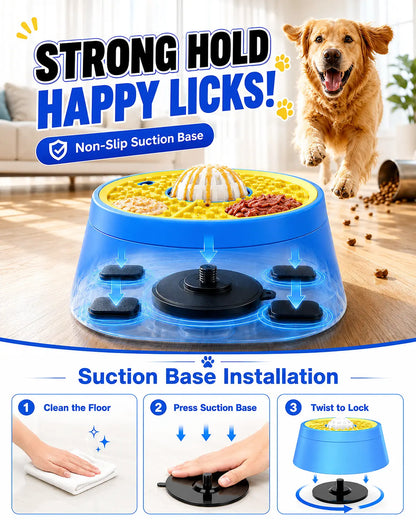 2-in-1 Slow Feeder & Frozen Treat Bowl for Dogs