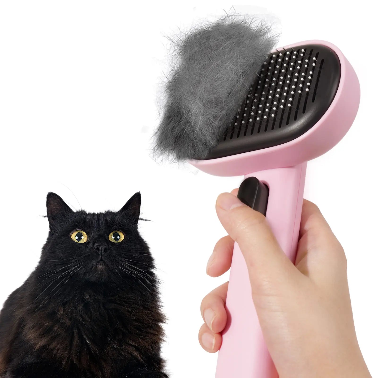 Deshedding & Massage Brush for Cats & Dogs