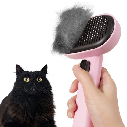 Deshedding & Massage Brush for Cats & Dogs
