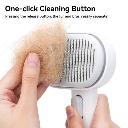 Deshedding & Massage Brush for Cats & Dogs