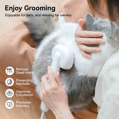 Deshedding & Massage Brush for Cats & Dogs