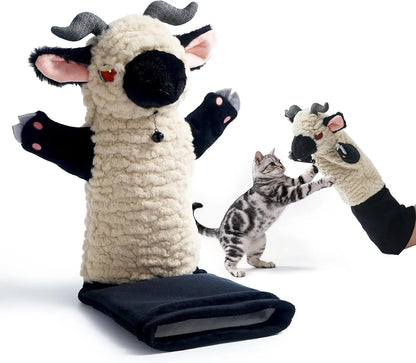 Interactive Cat Wrestling Toy with Catnip
