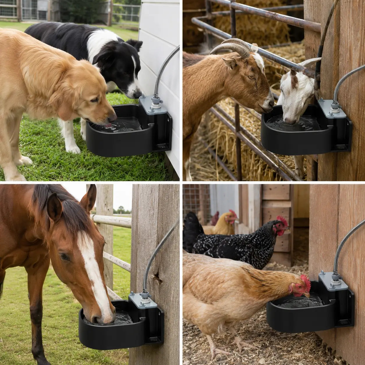 Farmparadise Automatic Self-Filling Water Bowl for Dog