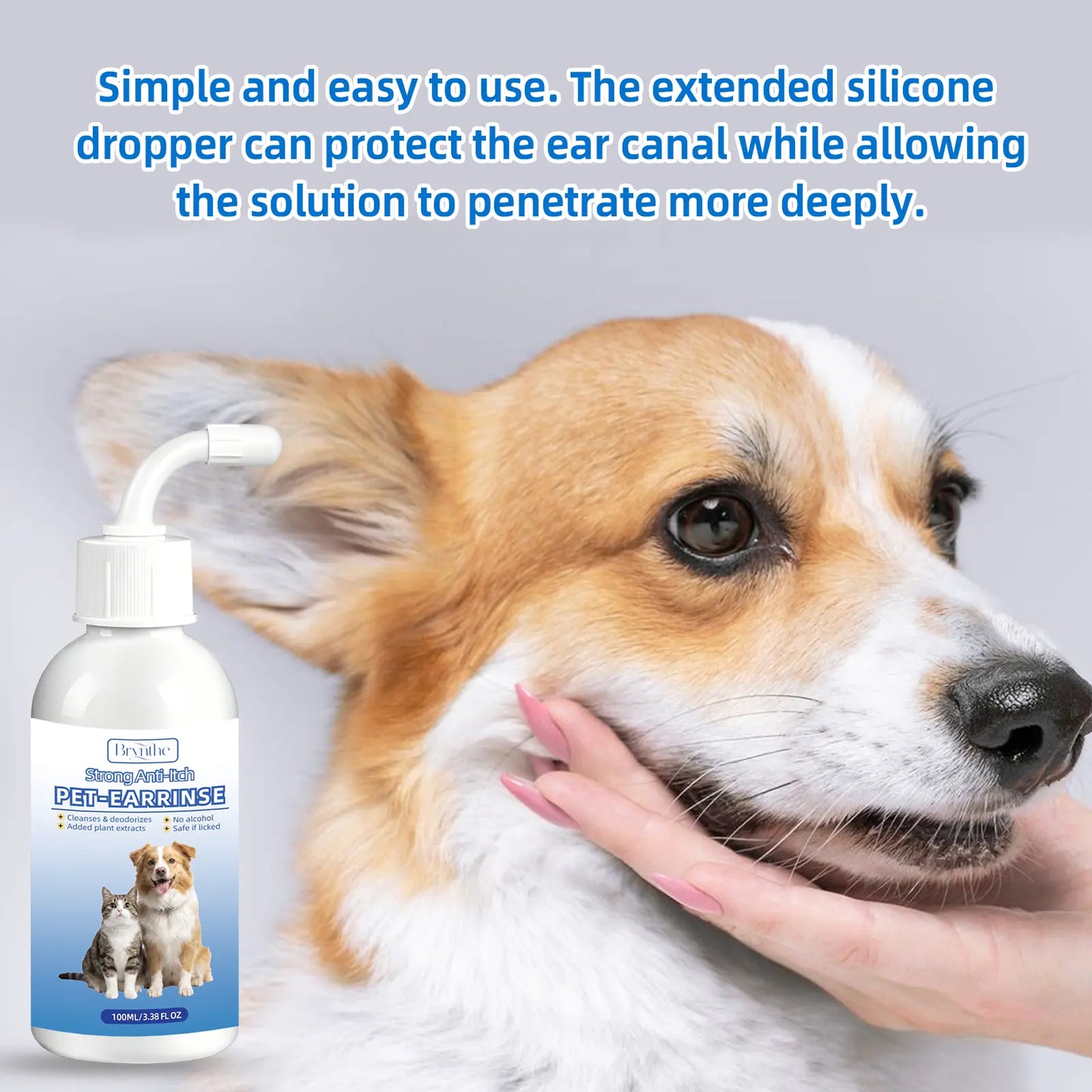 Gentle Ear Cleaner for Dogs & Cats