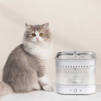 Smart Cordless Cat Water Fountain with Motion Sensor