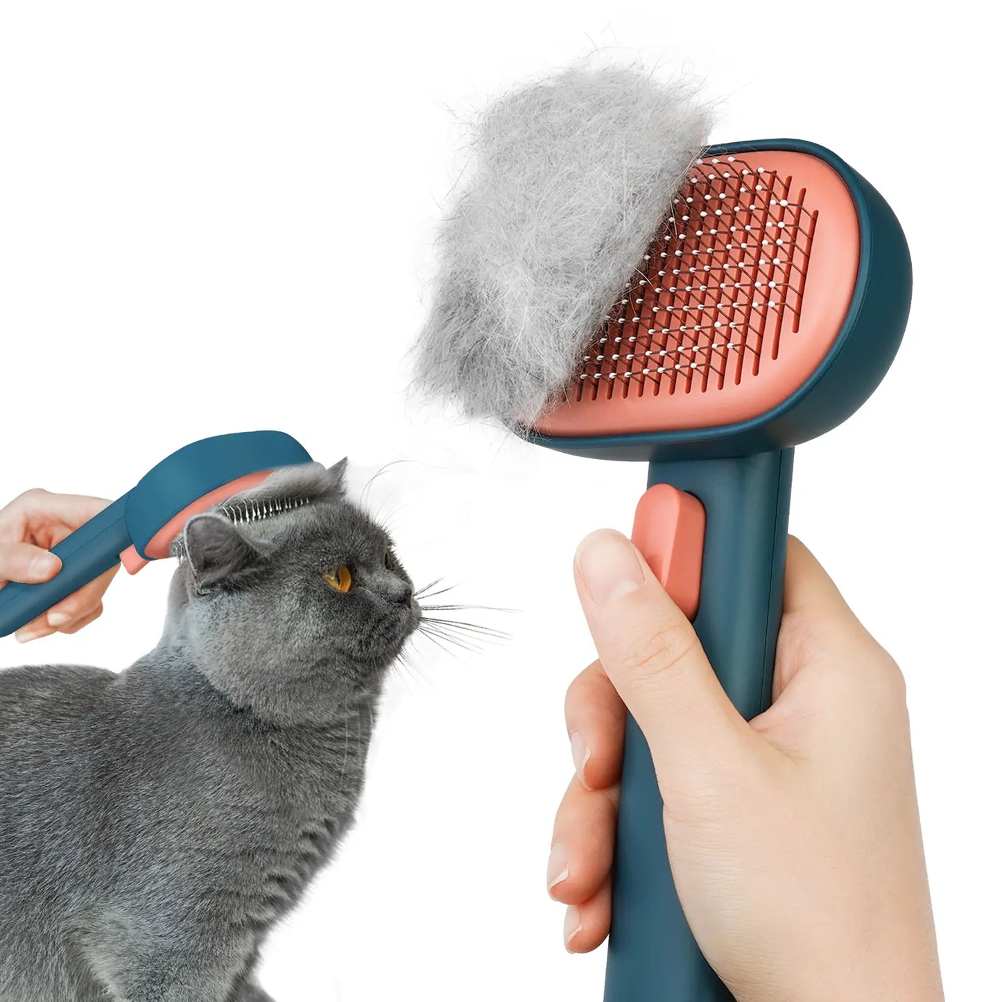 Deshedding & Massage Brush for Cats & Dogs