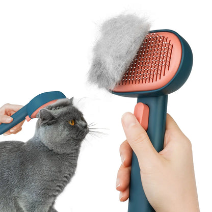 Deshedding & Massage Brush for Cats & Dogs
