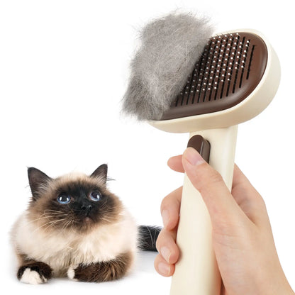 Deshedding & Massage Brush for Cats & Dogs