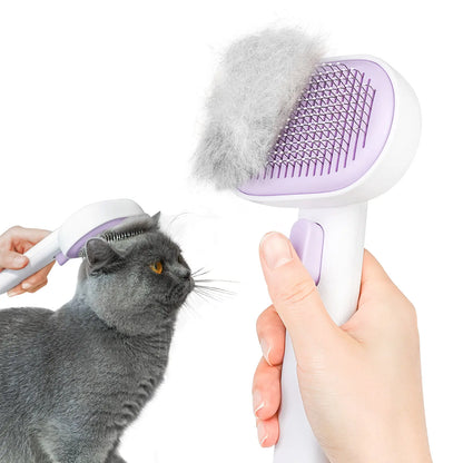 Deshedding & Massage Brush for Cats & Dogs