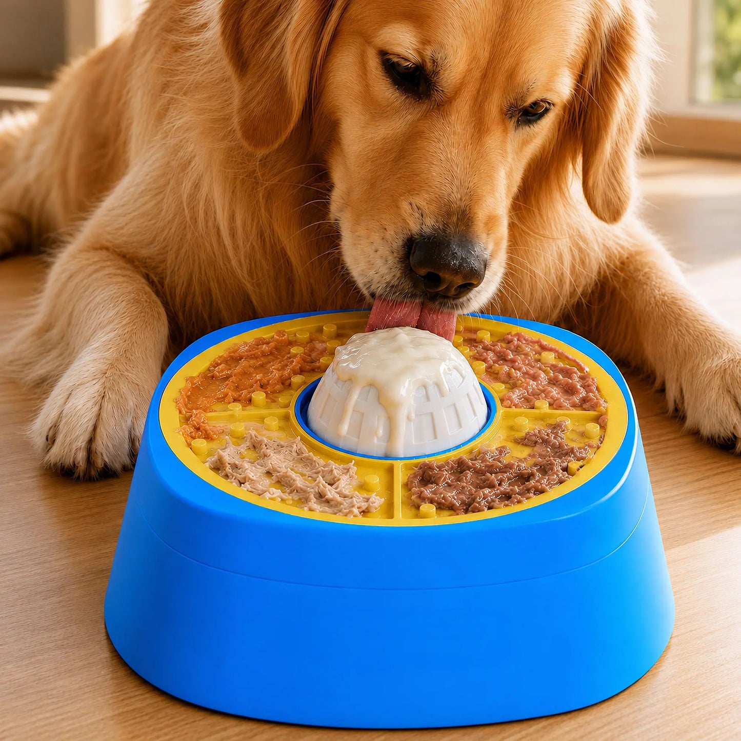 2-in-1 Slow Feeder & Frozen Treat Bowl for Dogs