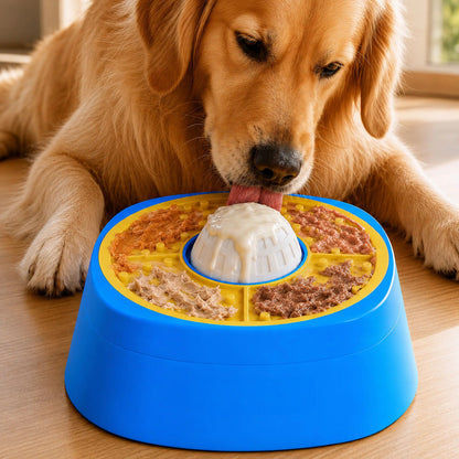 2-in-1 Slow Feeder & Frozen Treat Bowl for Dogs